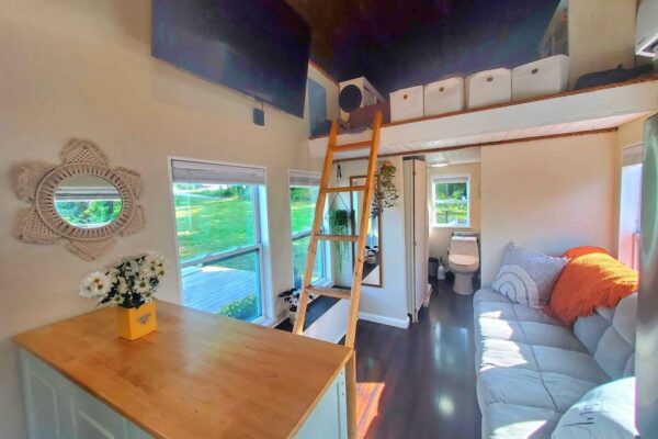 Purchase Charming Tiny House on wheels at Harrison, TN