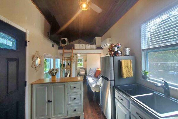 Purchase Charming Tiny House on wheels at Harrison, TN