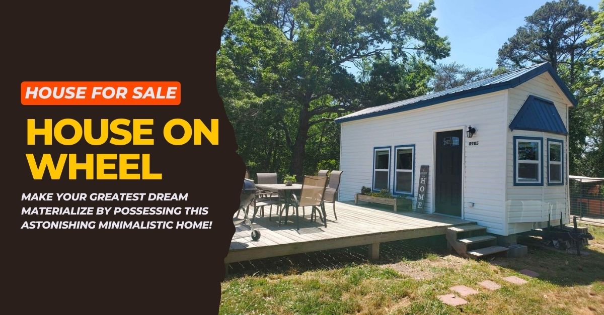 Purchase Charming Tiny House on wheels at Harrison, TN