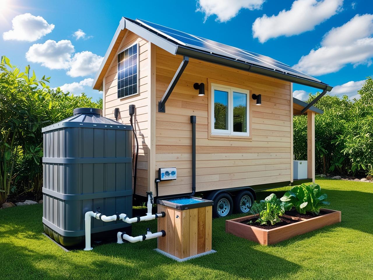 Rainwater Harvesting and Sustainable Water Solutions for Tiny Homes